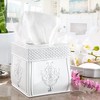 Creative Scents Vintage White Square Tissue Holder - 2 of 4
