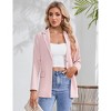 Women Business Casual Blazers with Lined Professional Work Suit Jacket with Pockets - 3 of 4