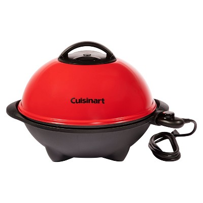 Cuisinart Red 2-in-1 Indoor/Outdoor Electric Grill