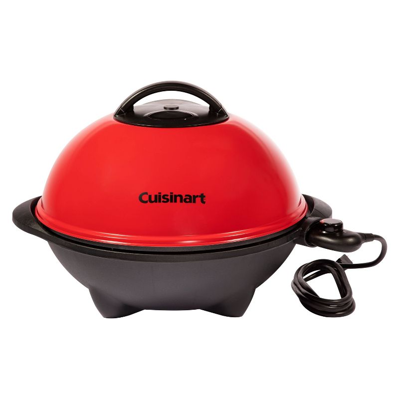Cuisinart CEG-115 Portable Electric Grill, Red, 5 of 8