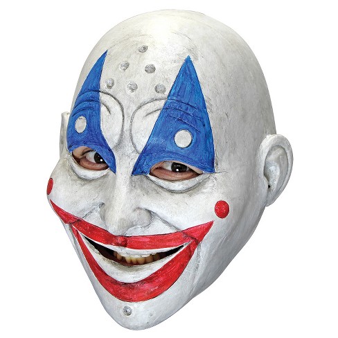 Ghoulish Adult Clown Gang J.E.T. Costume Mask - 13 in x 10 in x 9 in -  Multicolored