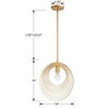 Crystorama Lighting Doral 1 - Light Pendant in  Renaissance Gold - 3 of 4