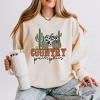 Simply Sage Market Women's Lightweight Garment Dyed Graphic Sweatshirt Country Pumpkin Cactus - 2 of 4