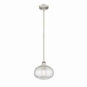 Ithaca - 1 Light Stem Hung Mini Pendant In Industrial Style-9 Inches Tall and 10 Inches Wide - 1 of 1