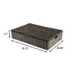 happimess Holden 30" Classic Costal Hand-Woven Hyacinth Wicker Under Bed Storage Basket with Lid - 4 of 4
