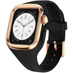 Worryfree Gadgets One Peice Silicone Band with Bumper Case for Apple Watch 38/40/41mm - 1 of 3