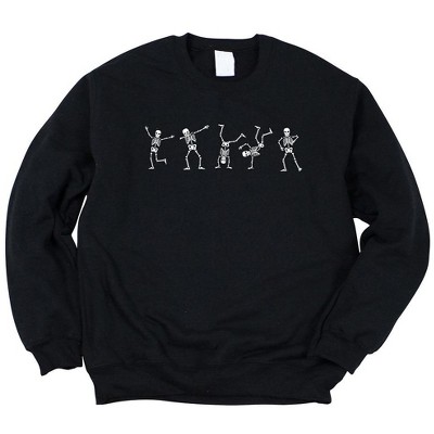 Simply Sage Market Women's Graphic Sweatshirt Dancing Skeleton