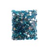 John Bead 1000-Piece 8mm (SS39) Aqua AB Acrylic Round Flat Back Rhinestones - 2 of 4