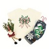 The Juniper Shop Holly Leaves Coquette Youth Short Sleeve Tee - 2 of 3