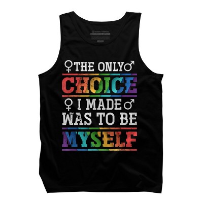 Design By Humans Lgbtq+ I Was Made To Be Myself By Kangthien Tank Top ...