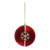 Melrose Jeweled Snowflake Ball Ornament (Set of 4) - 2 of 3