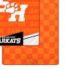 NCAA Sam Houston State Bearkats Diagonal Ghost Checker Double Sided Blanket - 2 of 3