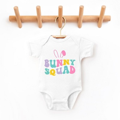 The Juniper Shop Bunny Squad Colorful Baby Bodysuit