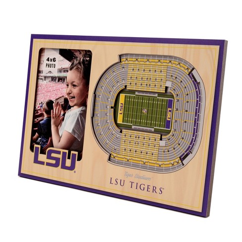 4 X 6 Ncaa Lsu Tigers 3d Stadiumviews Picture Frame : Target