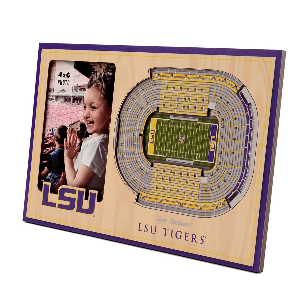 Photos - Photo Frame / Album 4" x 6" NCAA LSU Tigers 3D StadiumViews Picture Frame