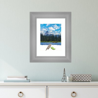 Flair Polished Nickel 8x10 Wall Picture Frame