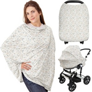 KeaBabies Car Seat Cover for Babies, Multi-Use Nursing Cover, Infant Carseat Cover, Breastfeeding Cover, Stroller Cover - 1 of 4