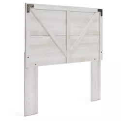 Shawburn Panel Headboard White/Dark Gray - Signature Design by Ashley