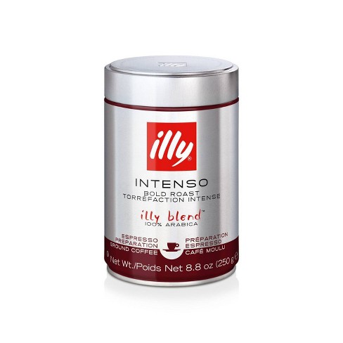 Illy Caffe Intenso Dark Roast Ground Coffee, 8.8 oz - Fry's Food Stores