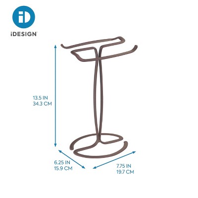 Bronze Freestanding U-Shape Steel Towel Holder