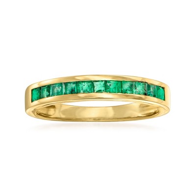 Ross-Simons 0.50 ct. t.w. Emerald Ring in 14kt Yellow Gold