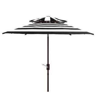 Iris Fashion Line 9Ft Double Top Patio Outdoor Umbrella  - Safavieh