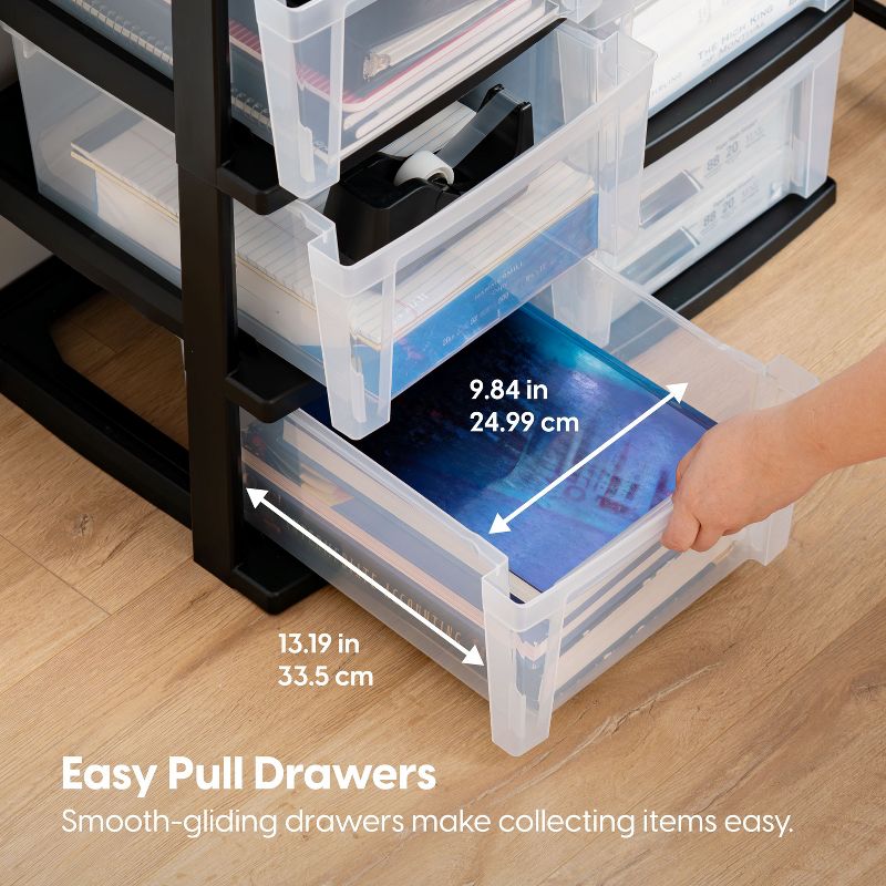 IRIS USA Plastic Storage Drawers Container Organizer for Clothes, 2 of 9