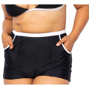 Women's Ally Short with Pockets - MIGA Swimwear - 1 of 3