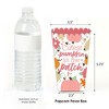 Big Dot of Happiness Girl Little Pumpkin - Fall Birthday Party or Baby Shower Favor Popcorn Treat Boxes - Set of 12 - 2 of 4