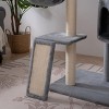 Multi-Level Cat Tree, Cat Tower with Scratching Post, Condo, and Extended Platform for Cats to Play and Sleep - 4 of 4