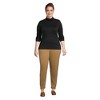 Lands' End Women's Supima Cotton Fitted Long Sleeve Turtleneck - 4 of 4