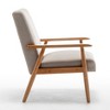 NicBex Accent Chair 25.38'' Wide Classic Wood Frame Arm Chair Lounge Chair Modern Reading Chair Comfy Chair for Living Room - 2 of 4