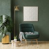 Sullivans Embossed Geometric Wall Decor 31.5"H; White - 3 of 4