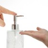 Unique Bargains Cylinder Twill Lines Soap Dispenser 1 Pc - 3 of 4