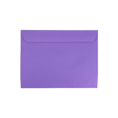 JAM Paper 9 x 12 Booklet Colored Envelopes Violet Purple Recycled 25/Pack (1531752)