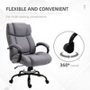 PAGED Adjustable Computer Chair Executive Office Chair with Foot Rest and High Back, Comfy Desk Chair for Office, Bedroom - 3 of 4