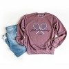 Yale University Tennis Rackets - Women's Graphic Sweatshirt - 3 of 4