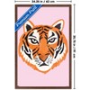 Trends International Illustrated Cool Tiger Framed Wall Poster Prints - 3 of 4