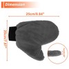 Unique Bargains Car Wash Towel Coral Fleece for Car Cleaning Wiping 9.84"x7.87"x0.39" Gray 1Pc - 4 of 4