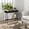 Bamboo Plant Stand Indoor, 2 Tier Wood Small Plant Table, Window Sill Plant Shelf, Flower Pot Holder Plant Bench Plant Rack for Balcony Outdoor - 3 of 4