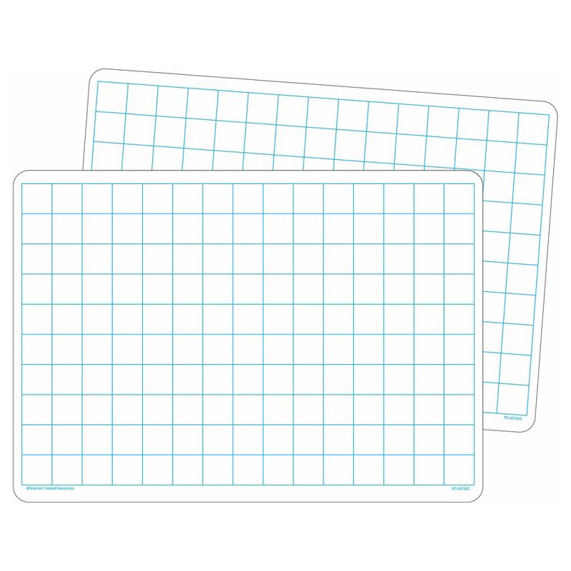 Teacher Created Resources® Double-Sided Math Grid Dry Erase Boards, Pack of 10, 1 of 3