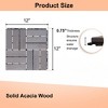Interlocking Deck Tiles, Outdoor Waterproof & Anti-slip, for Patio, Balcony, Pool Side, Bathroom, Shower, Balcony, Porch - 2 of 4