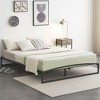 homfan Bed Frame Low Profile, Metal Platform Bed Frame, Mattress Foundation, No Box Spring Needed - 4 of 4
