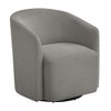 TiramisuBest Blue Swivel Barrel Chair - 3 of 4