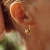 18K Gold & Silver Two-Tone Hoop Earrings – Stainless Steel Hypoallergenic Statement Jewelry for Women - 2 of 4