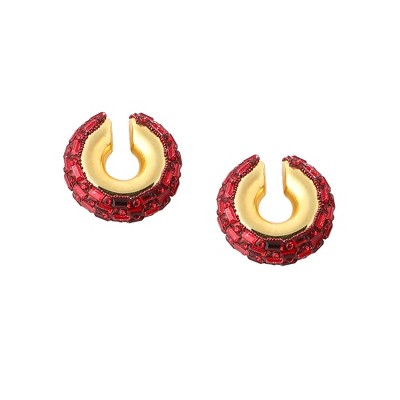 SOHI Women's The Mirror Cuff Earrings