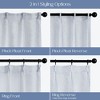 Awesome Home  Madison Pinch Pleat Single Curtain Panel with Hooks and Rings, 38"X96" , Navy - 2 of 4