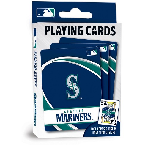 MasterPieces Officially Licensed MLB Seattle Mariners Playing Cards - 54  Card Deck for Adults