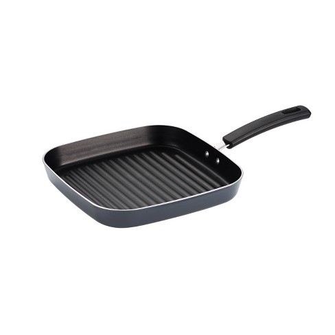  GOURMEX 11 Induction Grill Pan  Black, Nonstick Griddle for  Meat, Fish and Vegetables - Indoor/Outdoor BBQ Use - for Grilling, Frying,  Sauteing Pre-Seasoned Square Skillet: Home & Kitchen