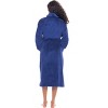 ADR Women's Plush Robe, Women's Plush Bathrobe, Fuzzy Pink Purple Comfy Robe Woman - 2 of 4
